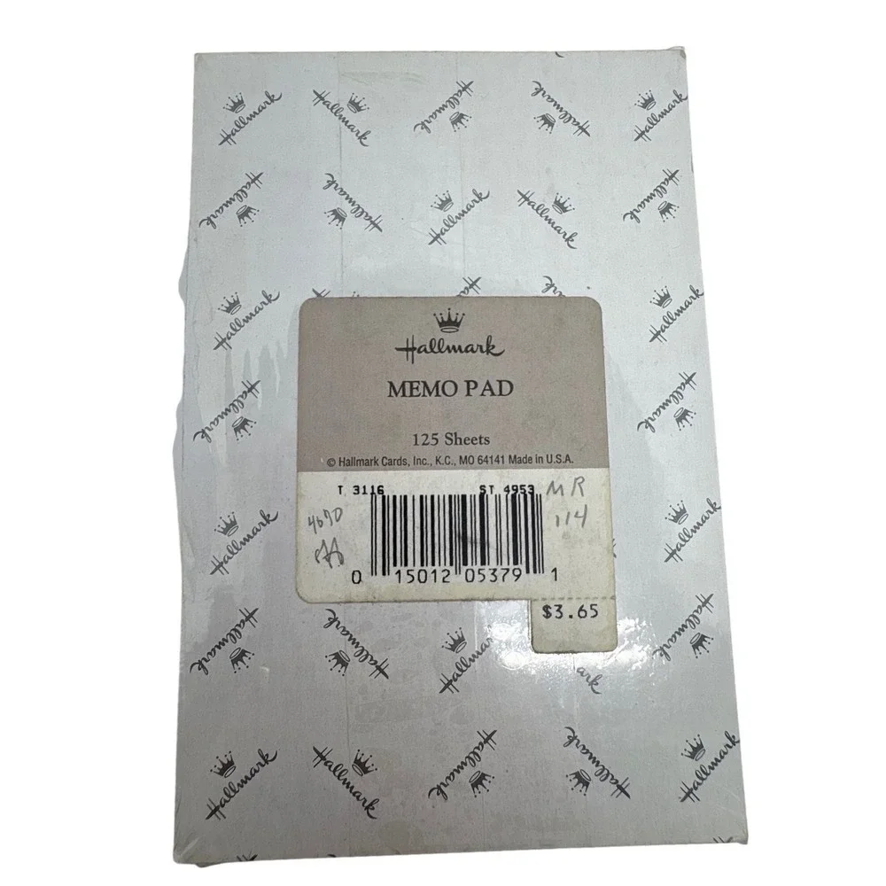 Vtg Hallmark Memo Pad My Kitchen Love It or Leave It 125 Sheets Sealed USA‎
